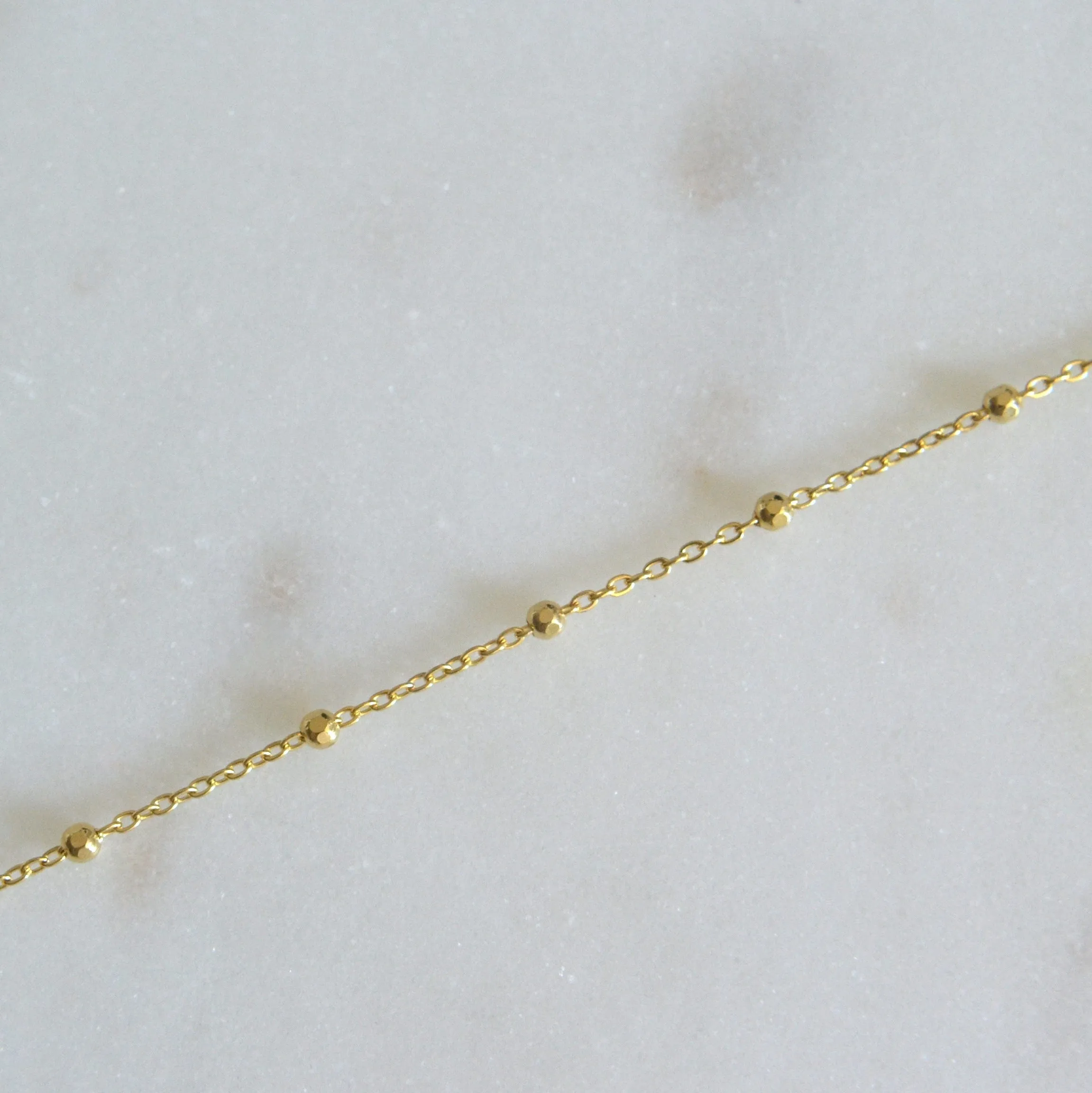 14k Sparkle Beaded Necklace