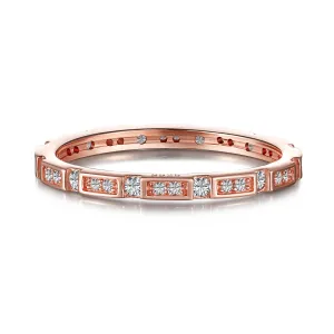 1.5mm Art Deco Full Eternity Ring - Rose Gold