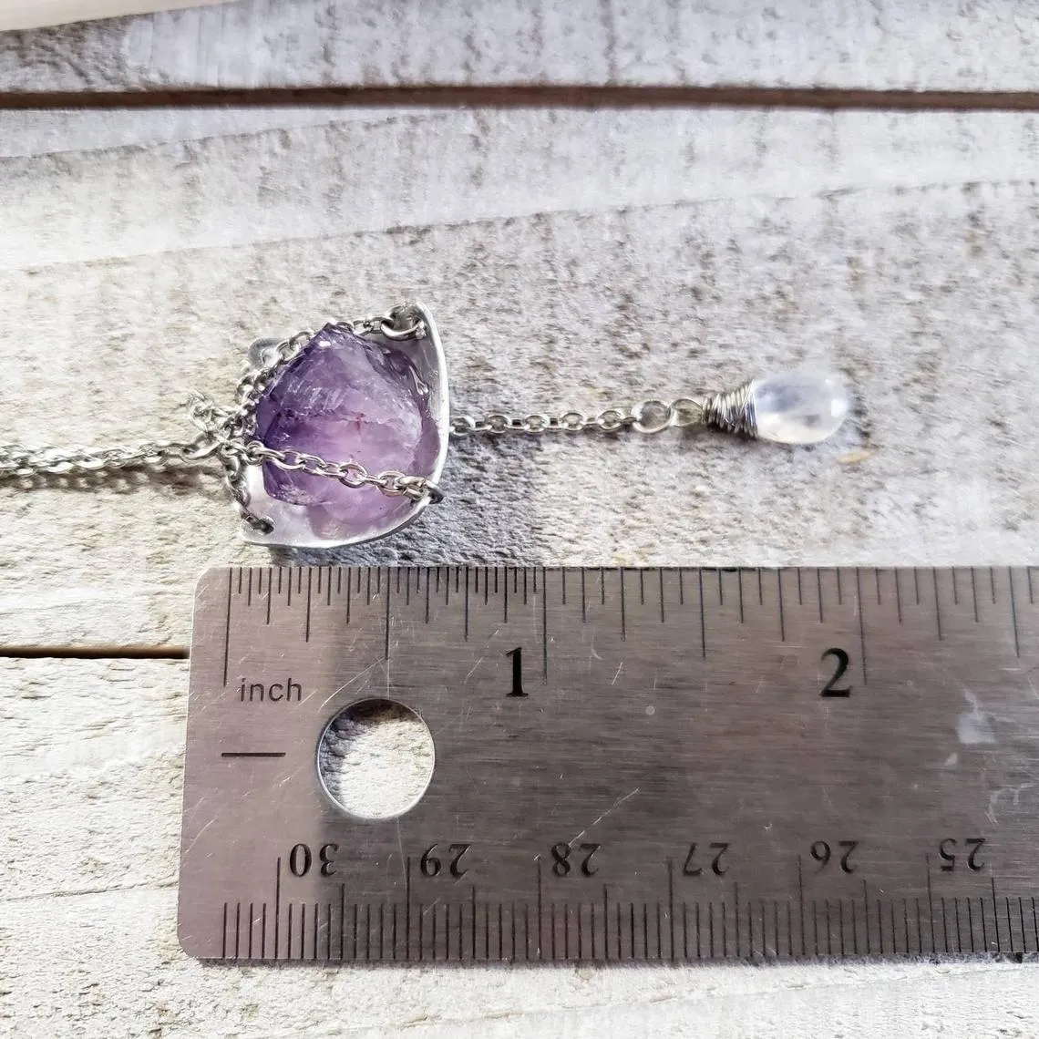 Amethyst travel protection charm