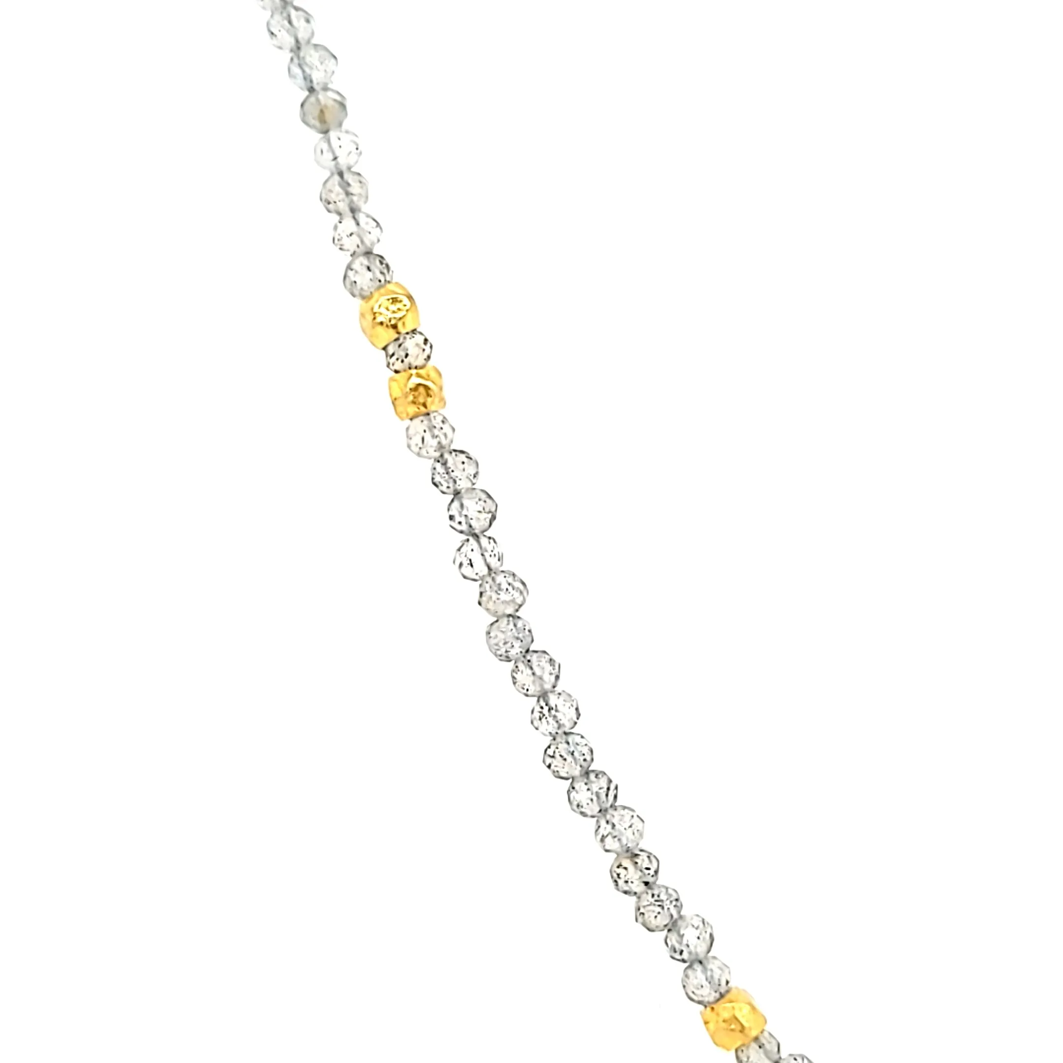 AVF Labradorite Beaded Drop Necklace (SI2296)