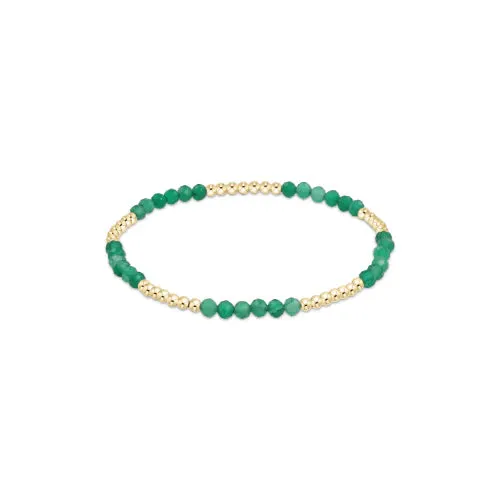 Blissful Pattern 2.5mm Bead Bracelet - Gemstones