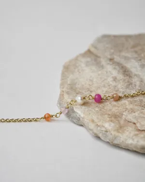 Bracelet Gemstone Pink Gold