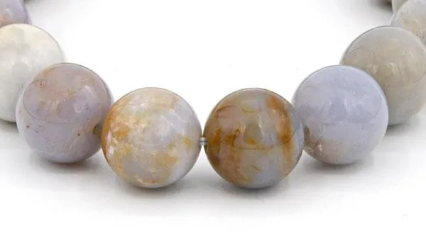 Chalcedony Natural Gemstone Bracelet