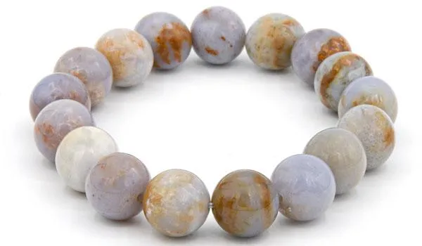 Chalcedony Natural Gemstone Bracelet