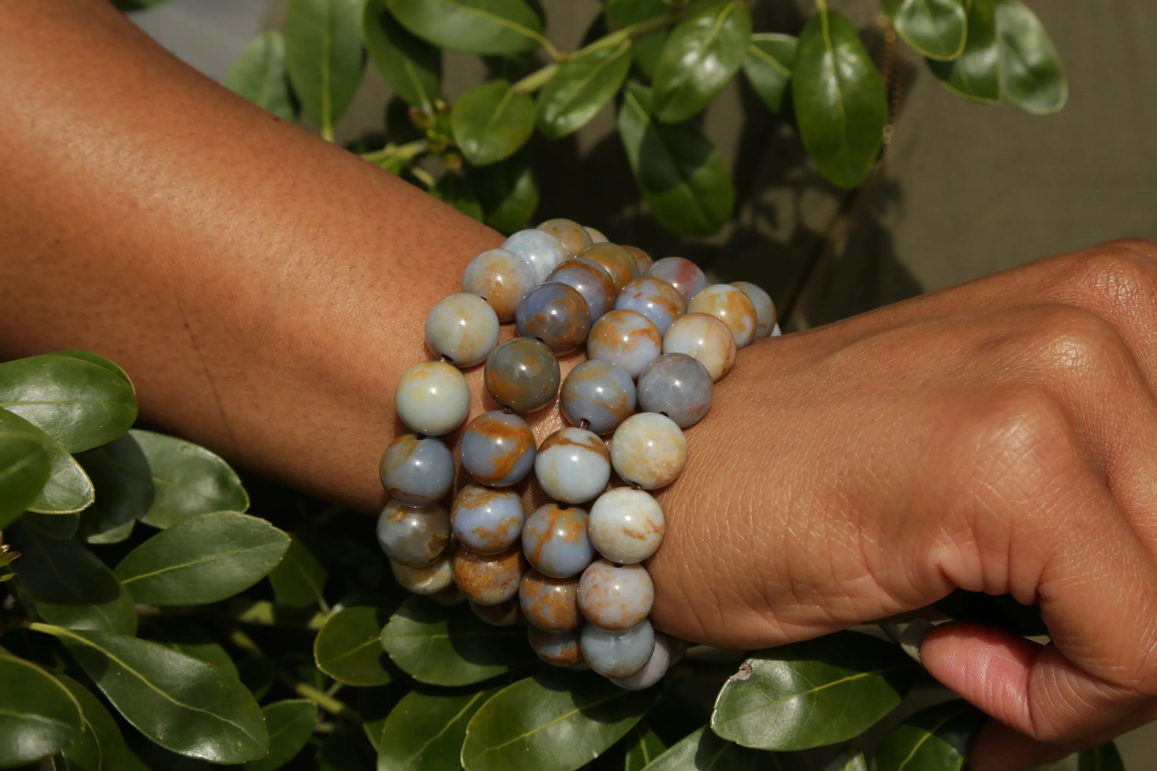 Chalcedony Natural Gemstone Bracelet