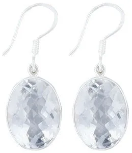 Charles Albert Silver - Quartz Drop Earrings
