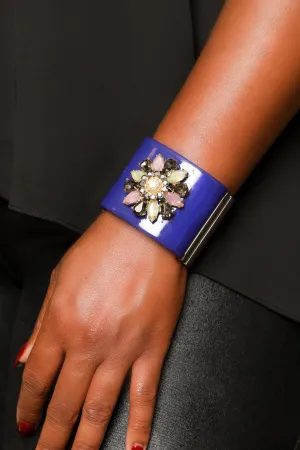 Charmed to Style- Royal Blue Fashion Bracelet