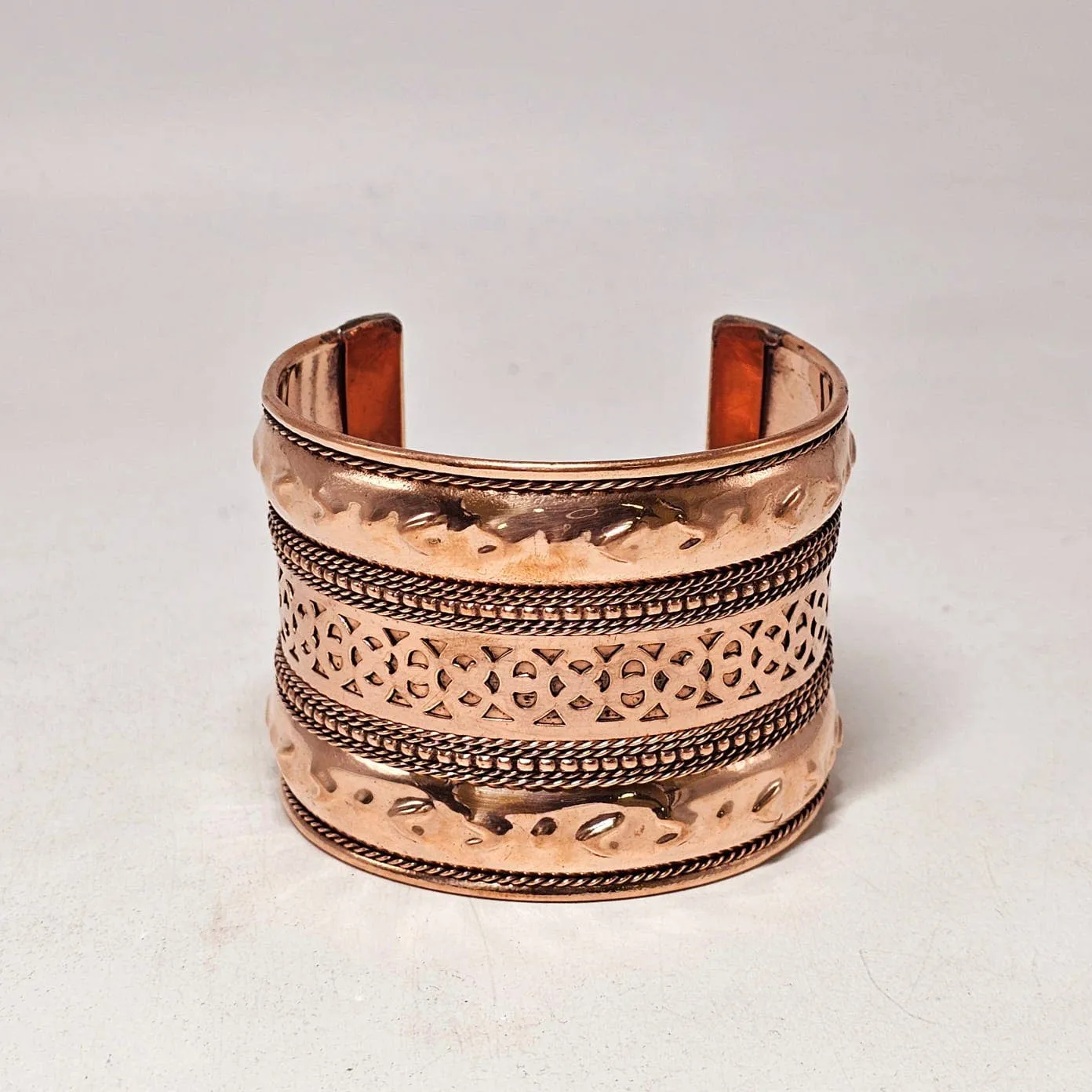 Chunky Copper Cuff Bracelet