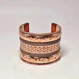 Chunky Copper Cuff Bracelet