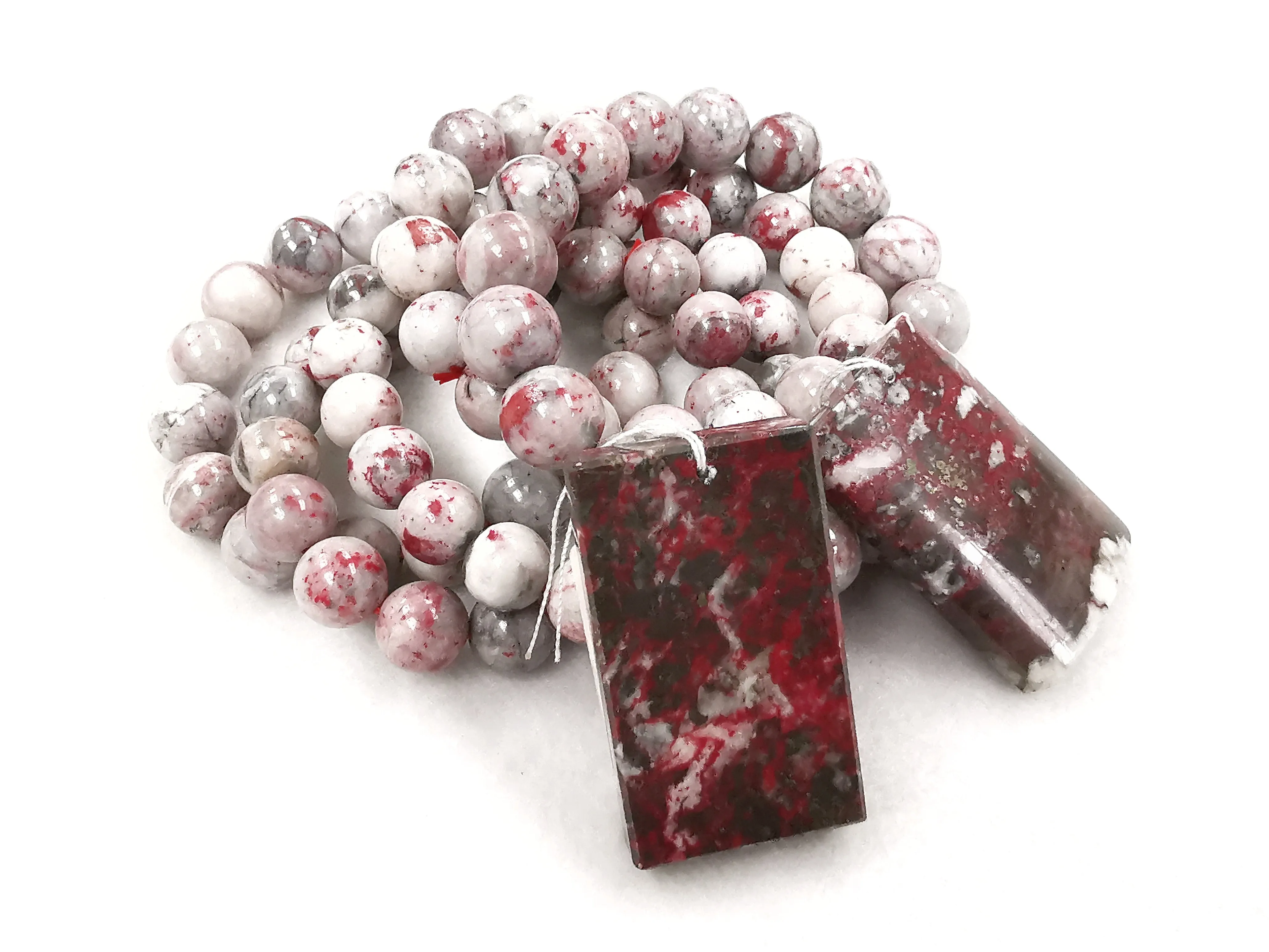 Cinnabar, Bracelet, Single-Loop Elastic | 原礦朱砂, 單圈手鏈