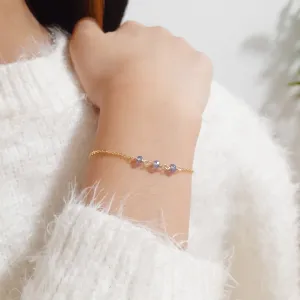 Dainty Tanzanite Bracelet