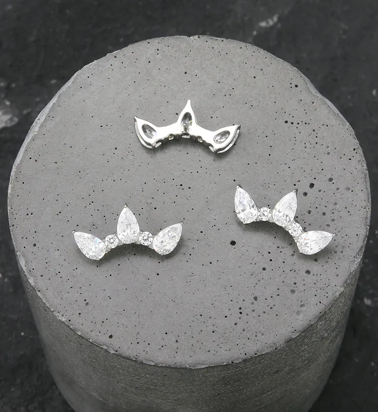 Diadem CZ Internally Threaded Titanium Top