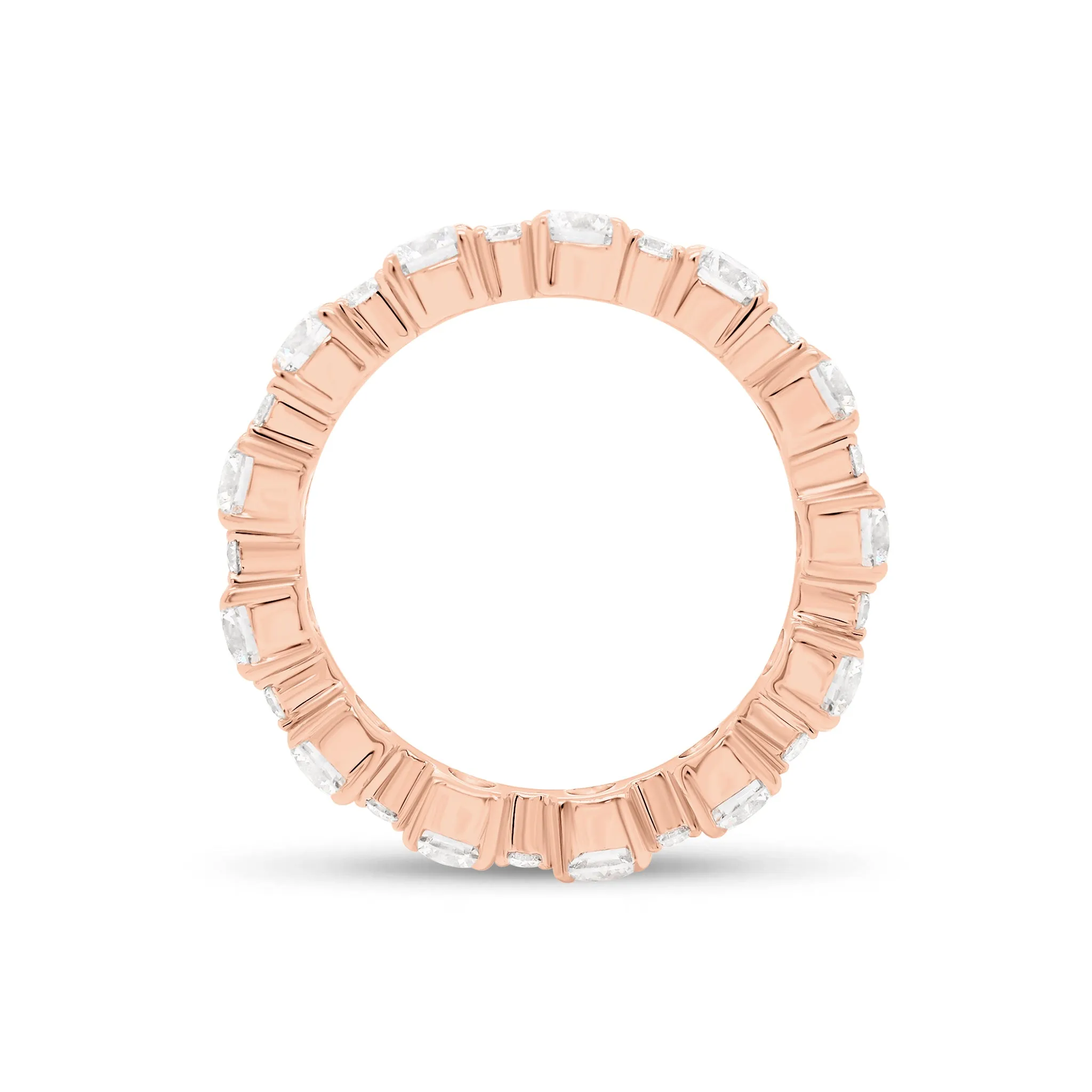 Diamond Pattern Eternity Band