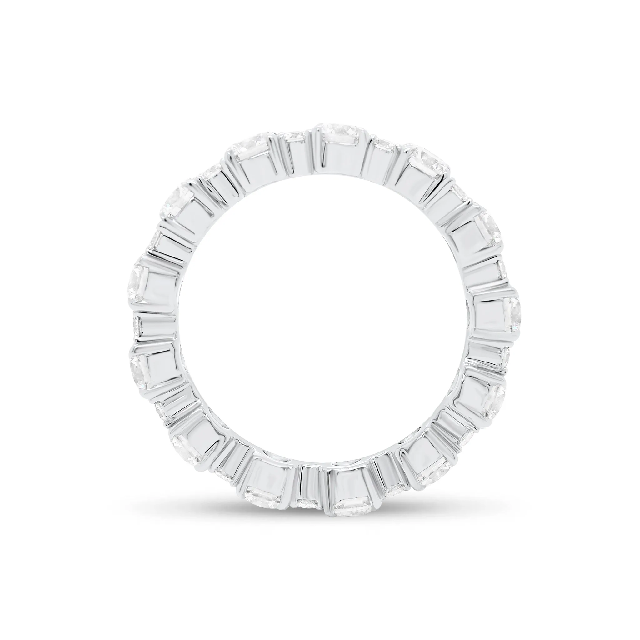 Diamond Pattern Eternity Band