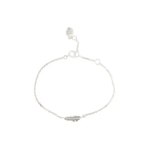 Feather Bracelet, Silver