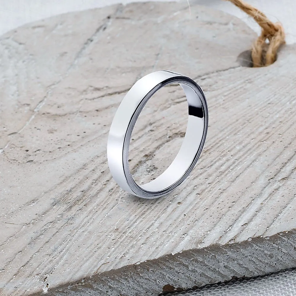 Flat Band Ring - SR106 2mm-10mm Sizes R-Z2