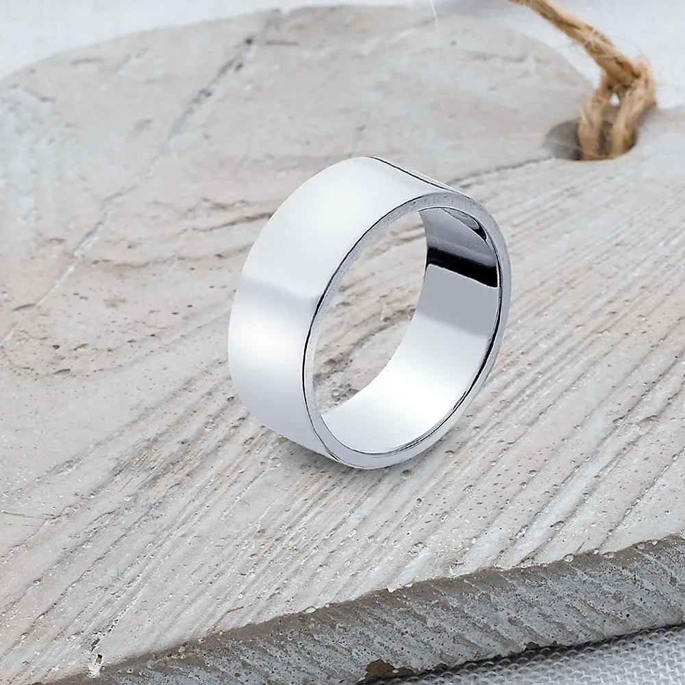 Flat Band Ring - SR106 2mm-10mm Sizes R-Z2