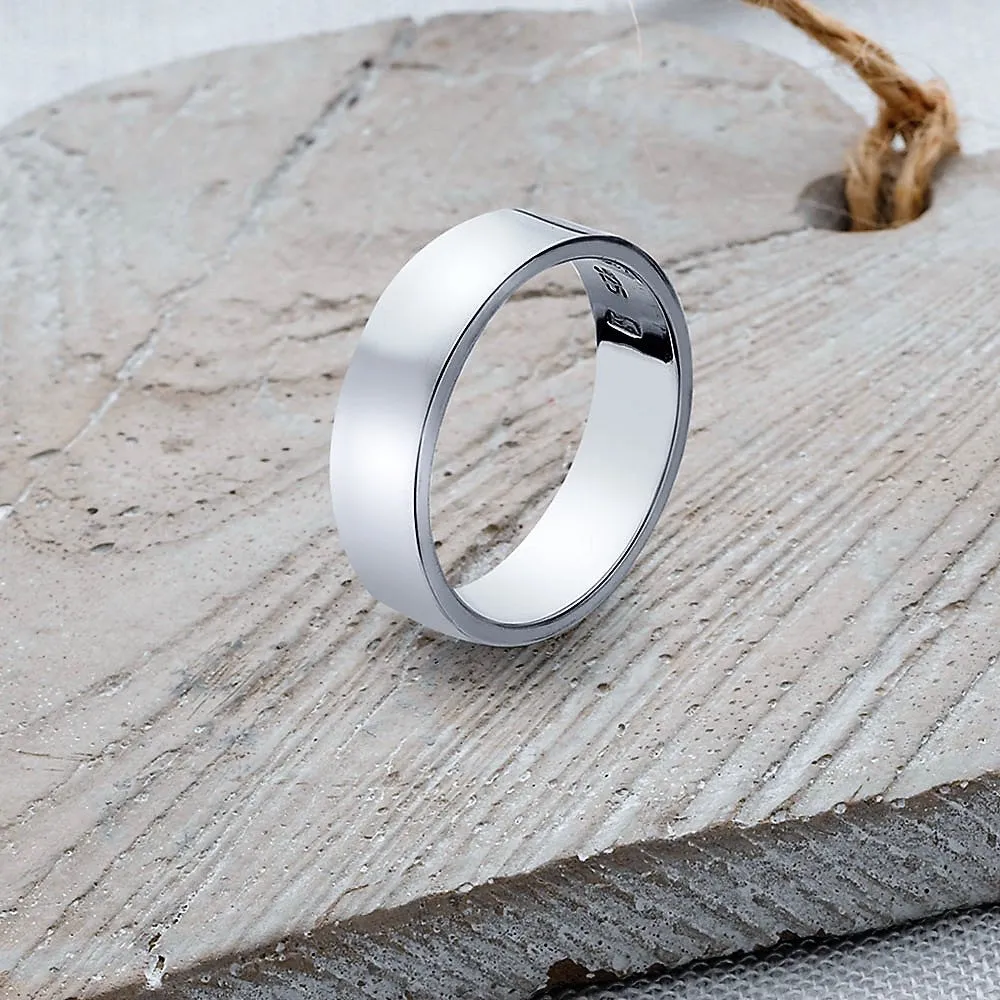 Flat Band Ring - SR106 2mm-10mm Sizes R-Z2