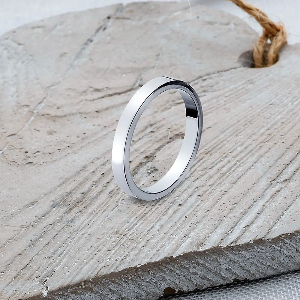 Flat Band Ring - SR106 2mm-10mm Sizes R-Z2