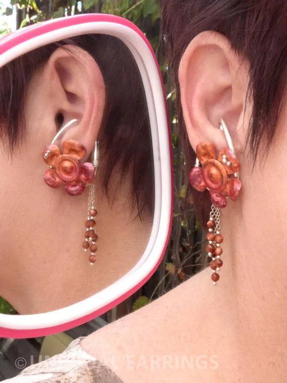 Gaviota - Copper Flower with dangle