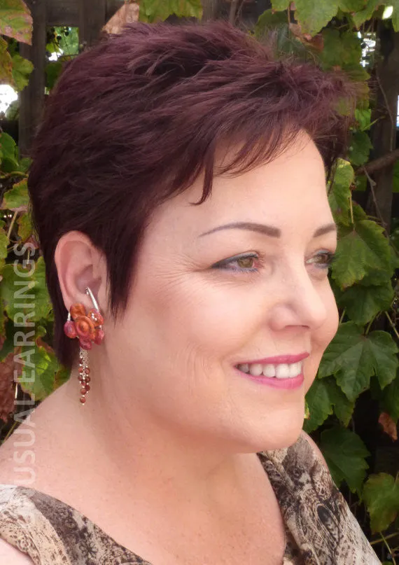 Gaviota - Copper Flower with dangle