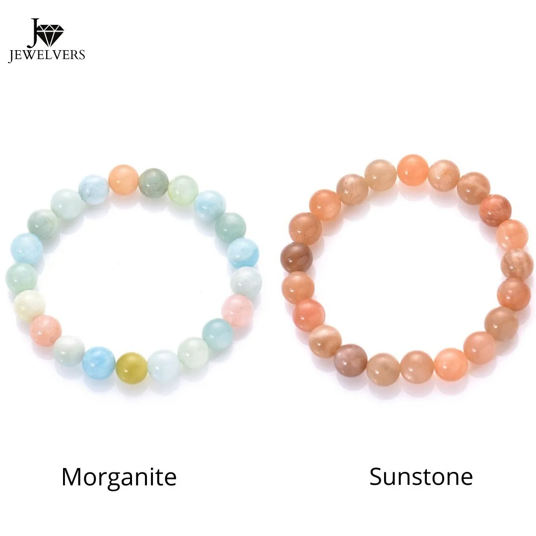 Gemstone Bead Bracelet | Healing Crystal Bracelet