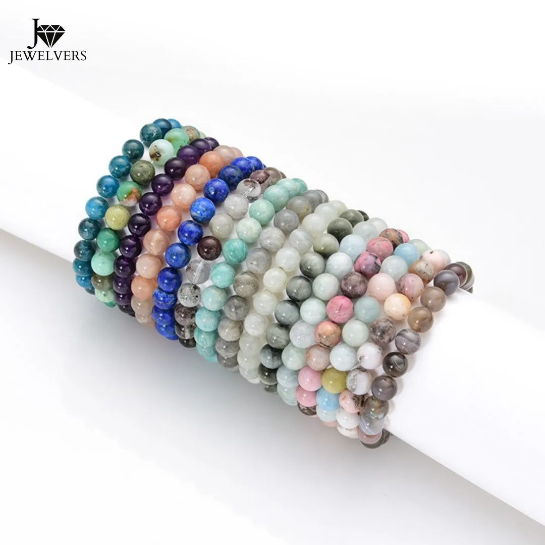 Gemstone Bead Bracelet | Healing Crystal Bracelet