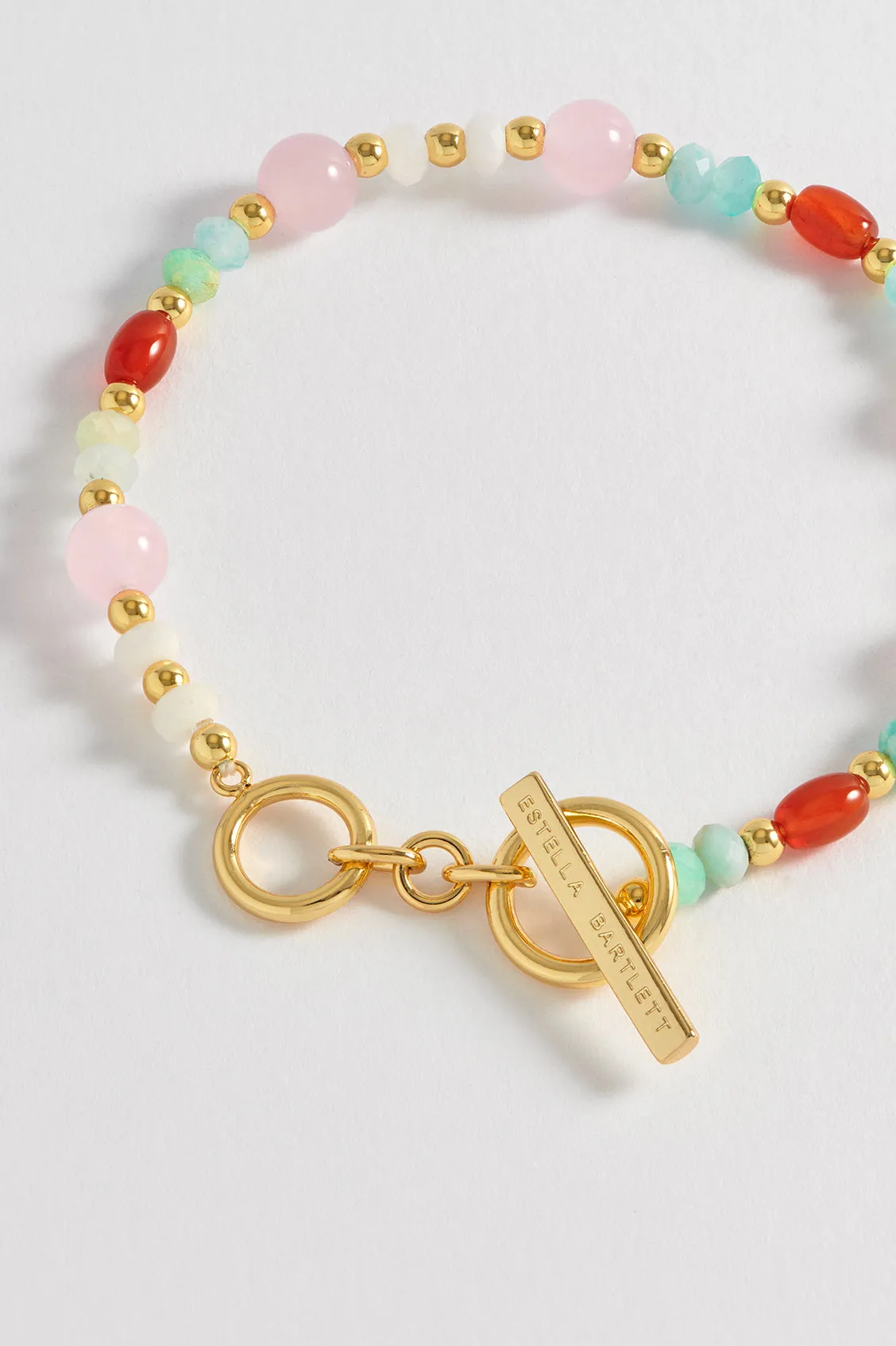 Gemstone T-Bar Bracelet