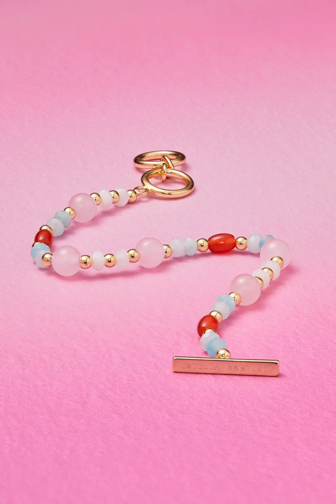 Gemstone T-Bar Bracelet