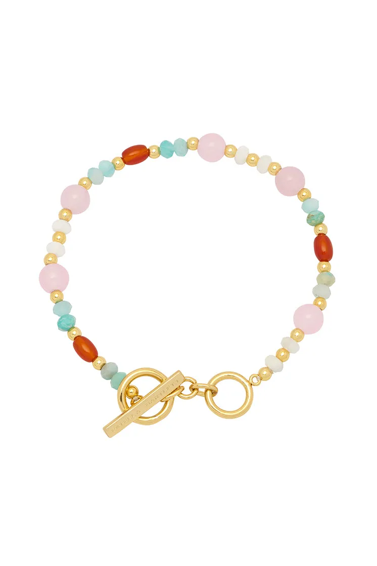 Gemstone T-Bar Bracelet
