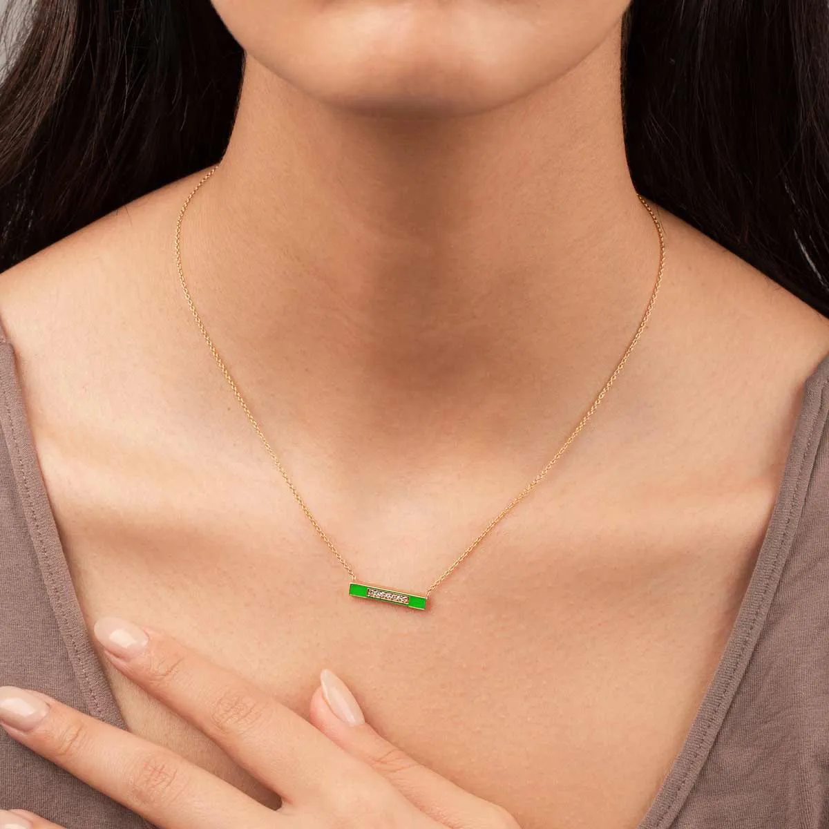 Green Epitome of Love Necklace