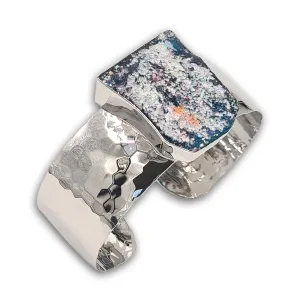 Hammerd silver Bracelet - Roman Glass 1