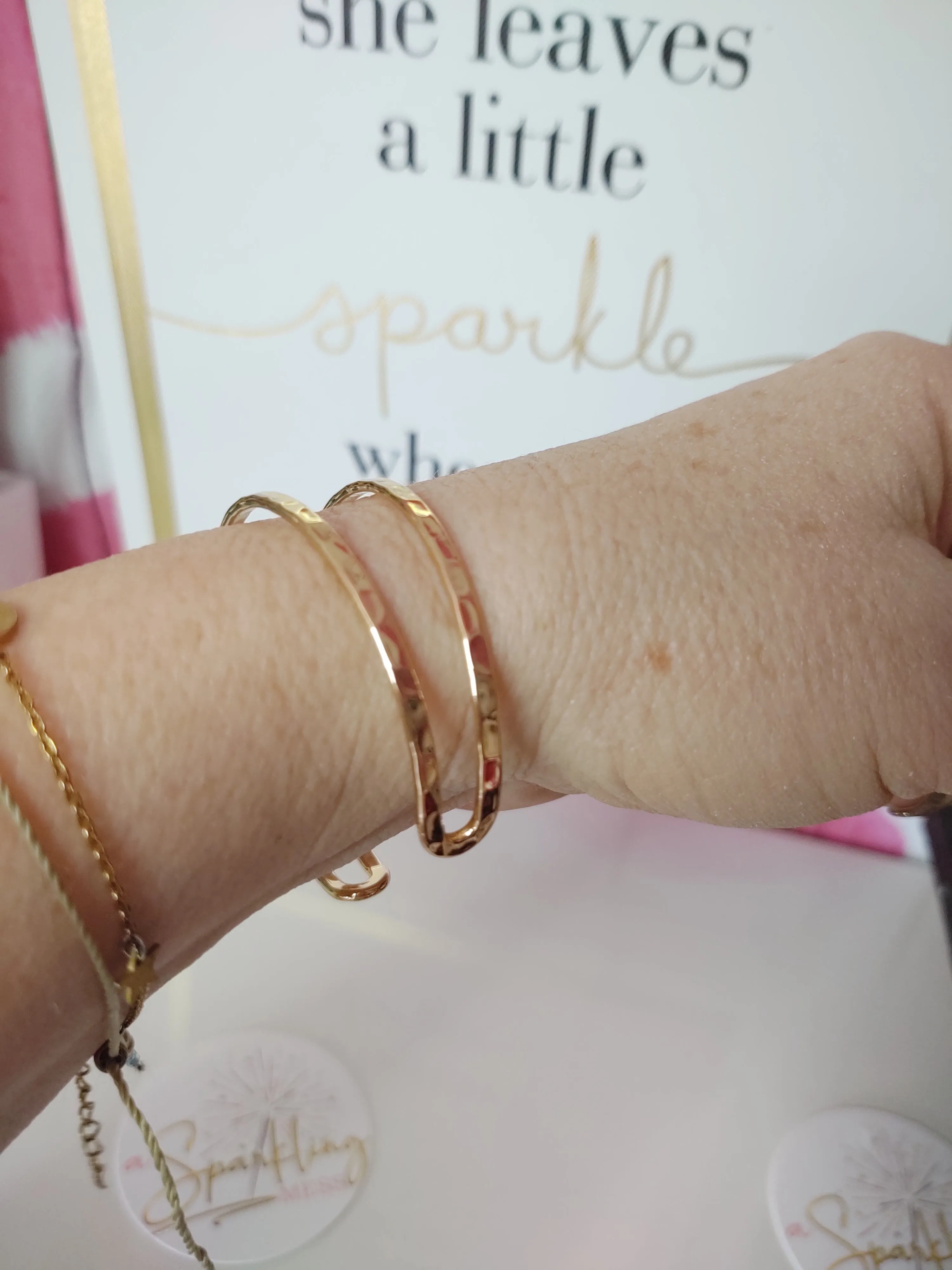 Hammered Gold Cuff