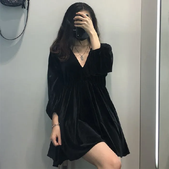 HOT SALE 49% OFF Portia Velvet Mini Dress