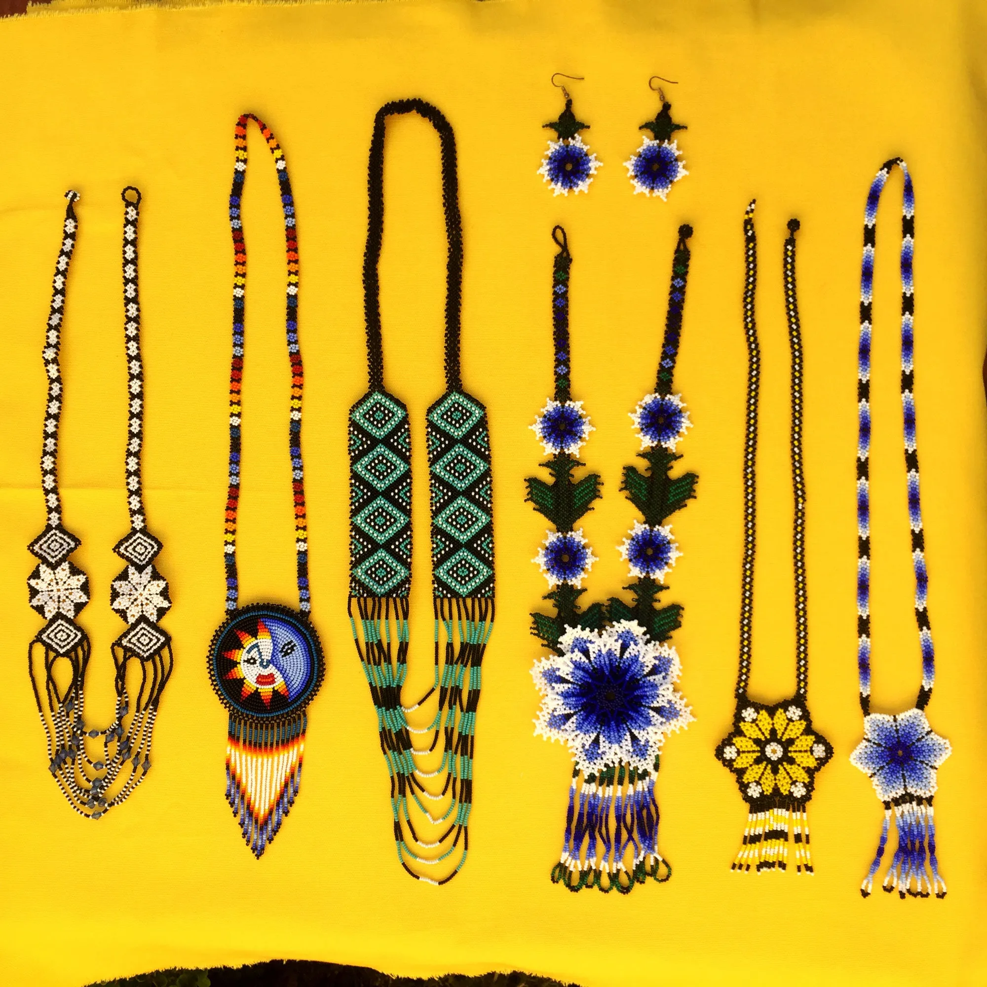 Huichol Beaded Necklaces - Sold Wholesale For Resale