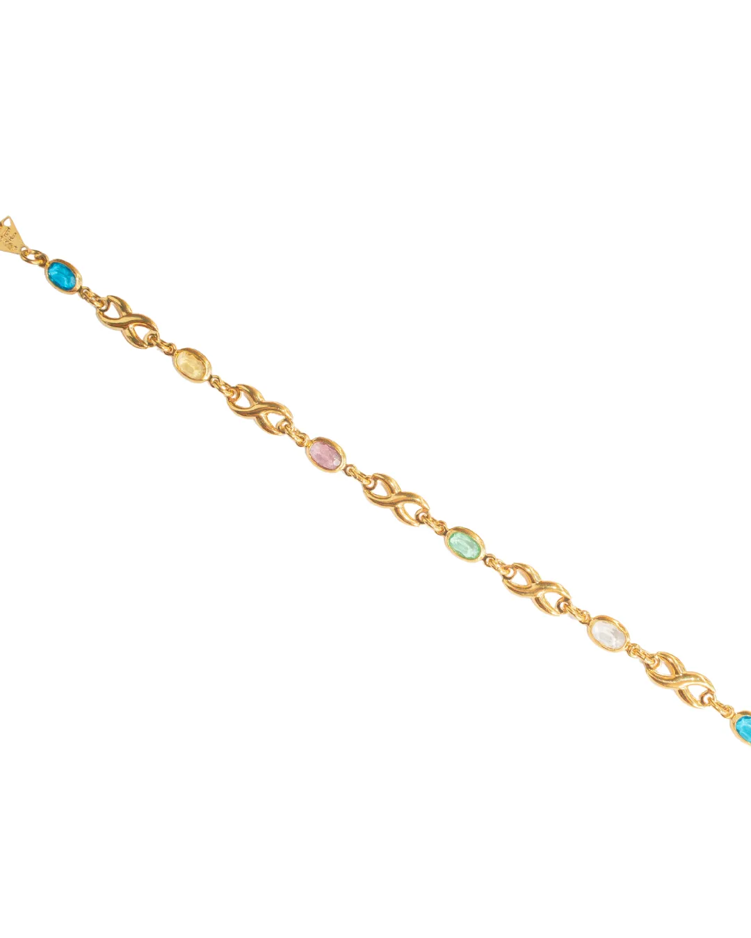 Infinity Multicolored Gemstone Bracelet