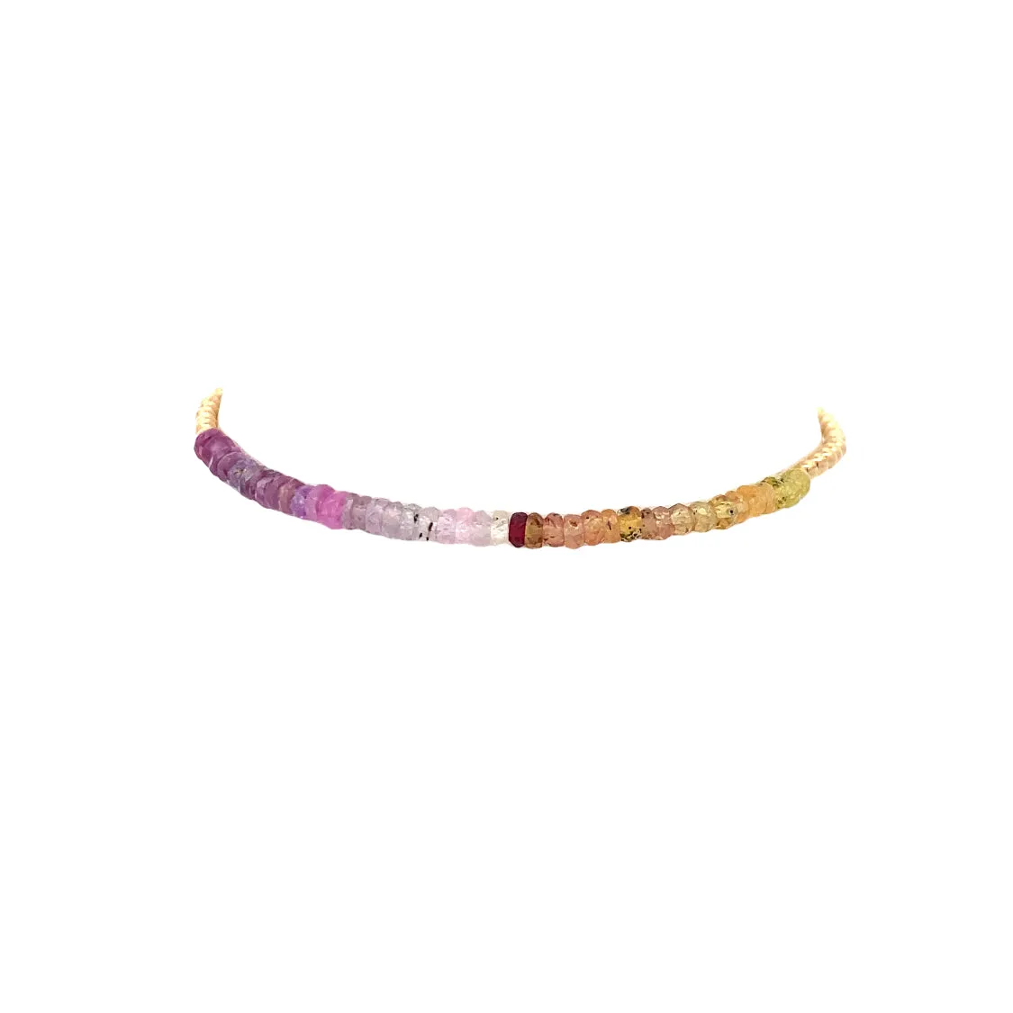 Karen Lazar Design Yellow Gold Expandable Gemstone Bracelet