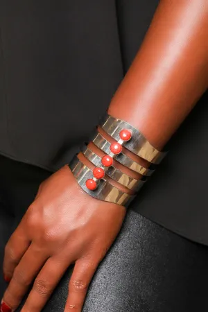 Make your Statement- Silver Cuff Bracelet