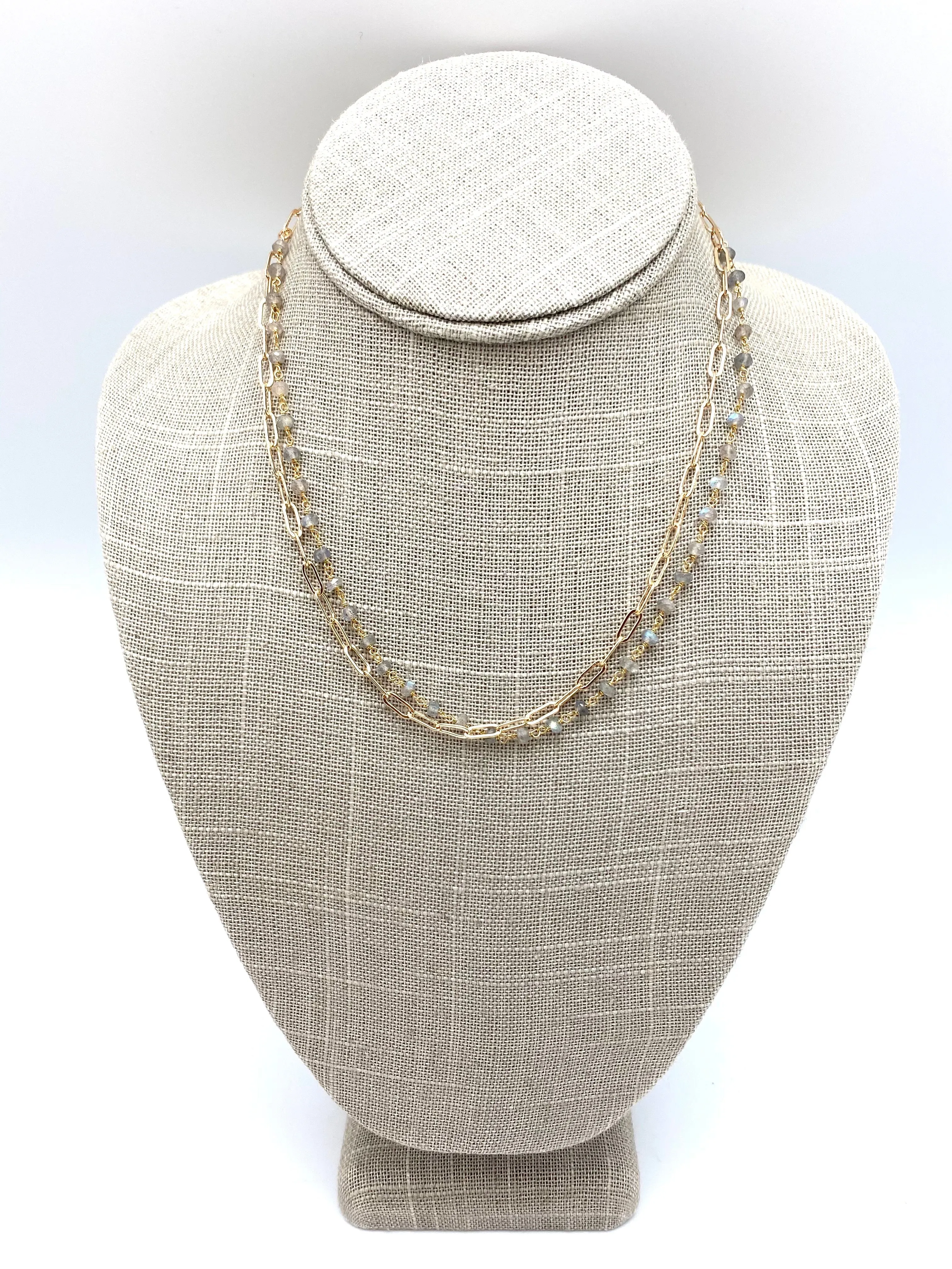 Mariana necklace - labradorite