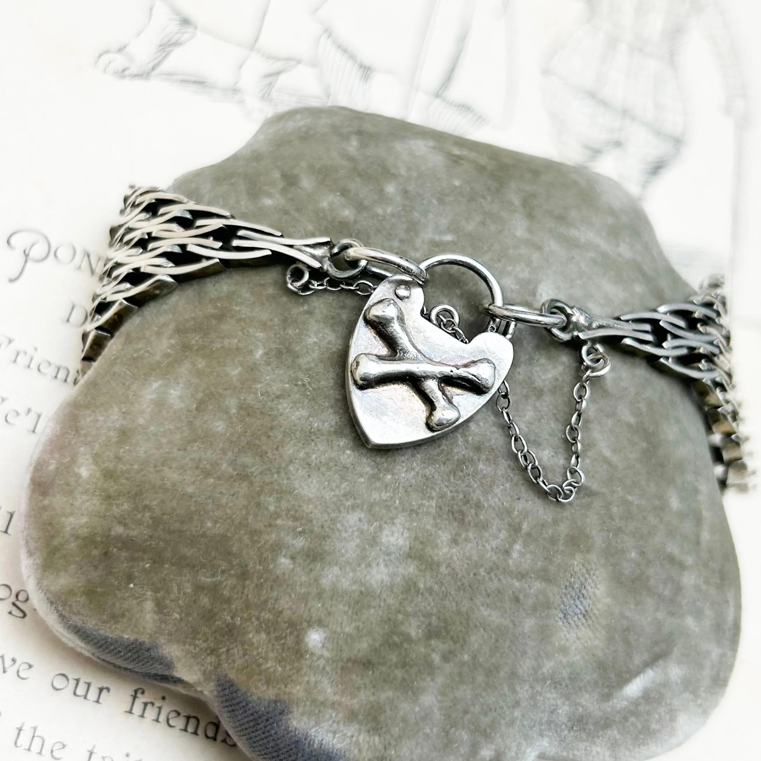 Memento Mori | Sterling Silver Skull Bracelet