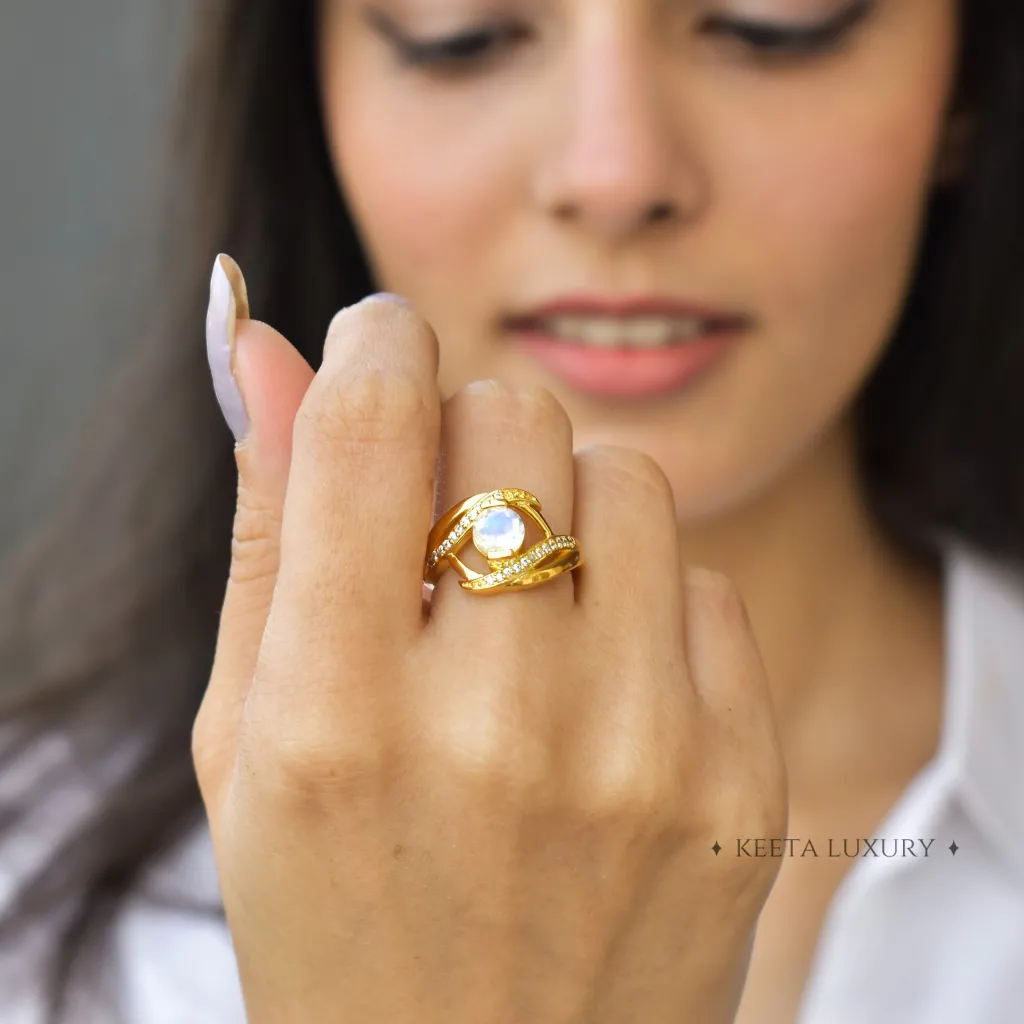 Modernly Vintage - Moonstone Ring
