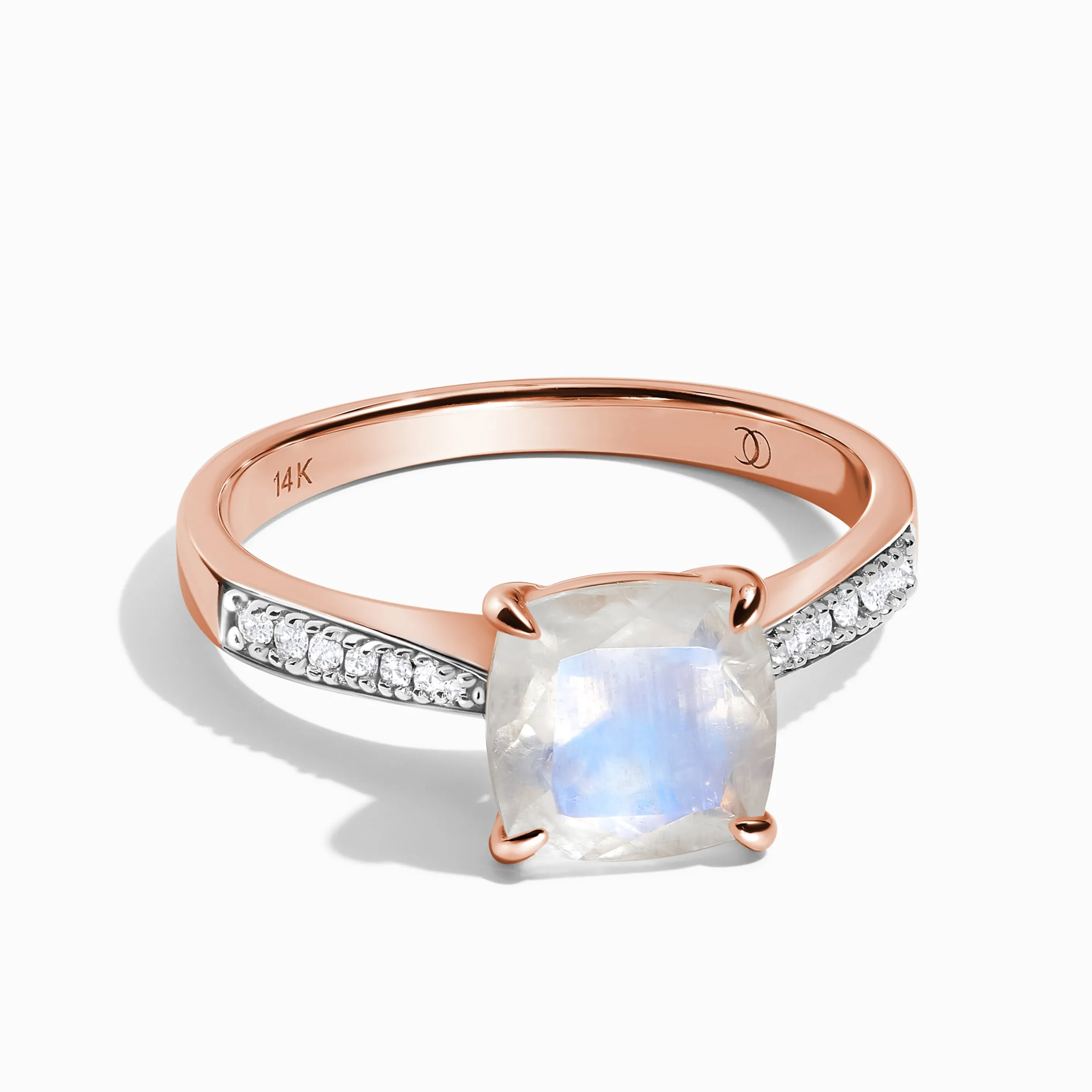 Moonstone Diamond Ring - Eternal Tie
