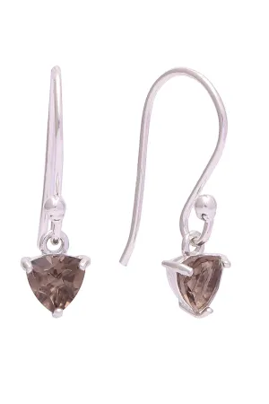 Naazuk earrings, smokey quartz