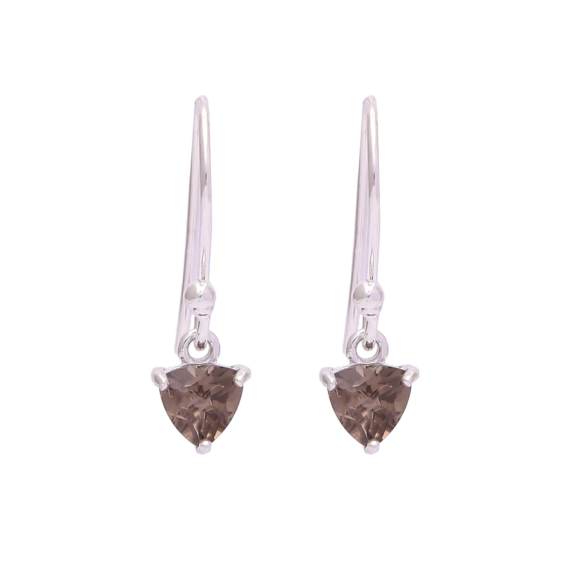 Naazuk earrings, smokey quartz