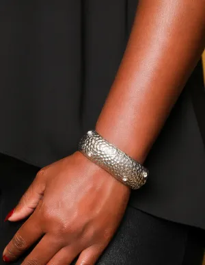 Power Play- Silver Cuff Bracelet