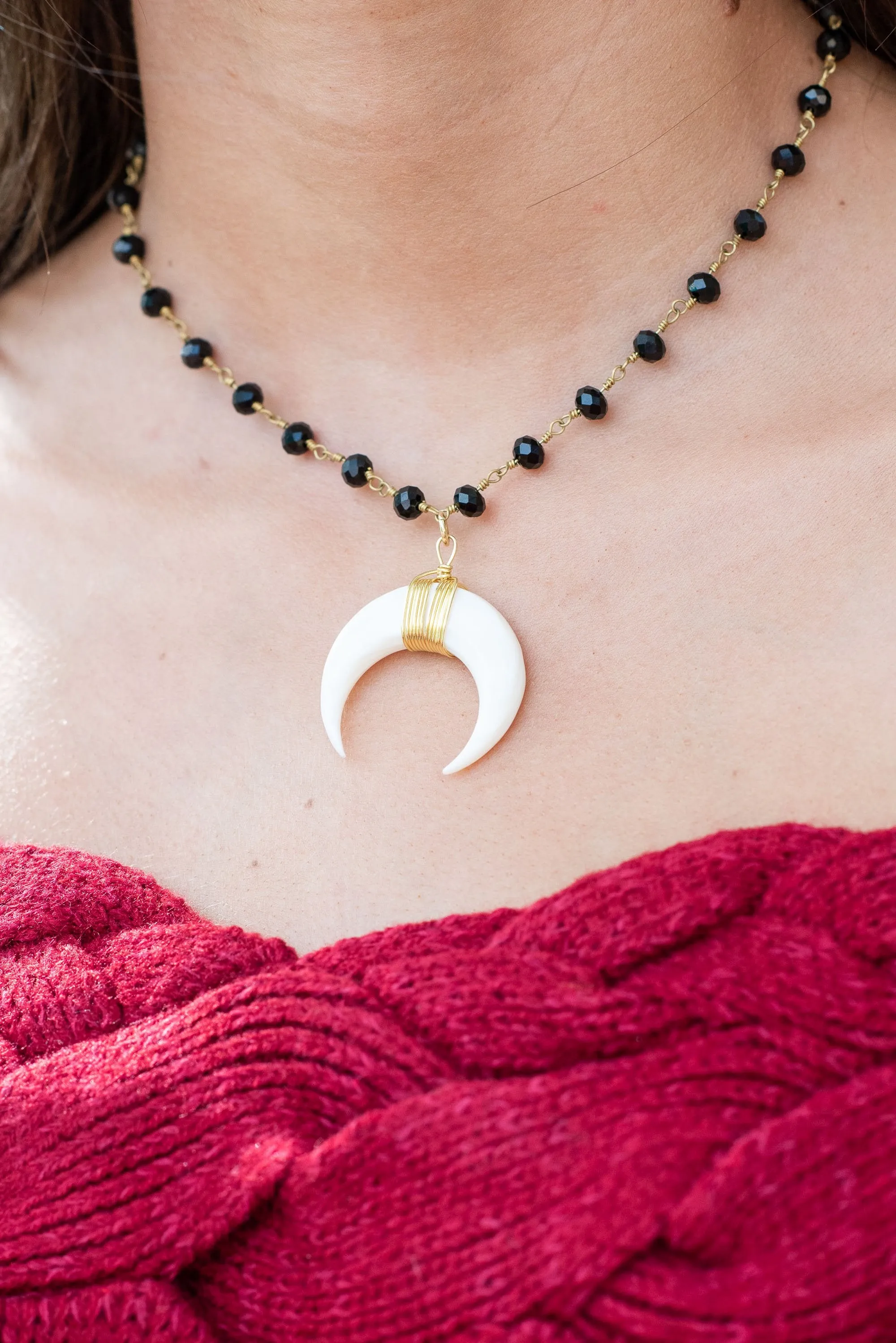 Raw & Rebellious: Daily Delight Necklace, Black