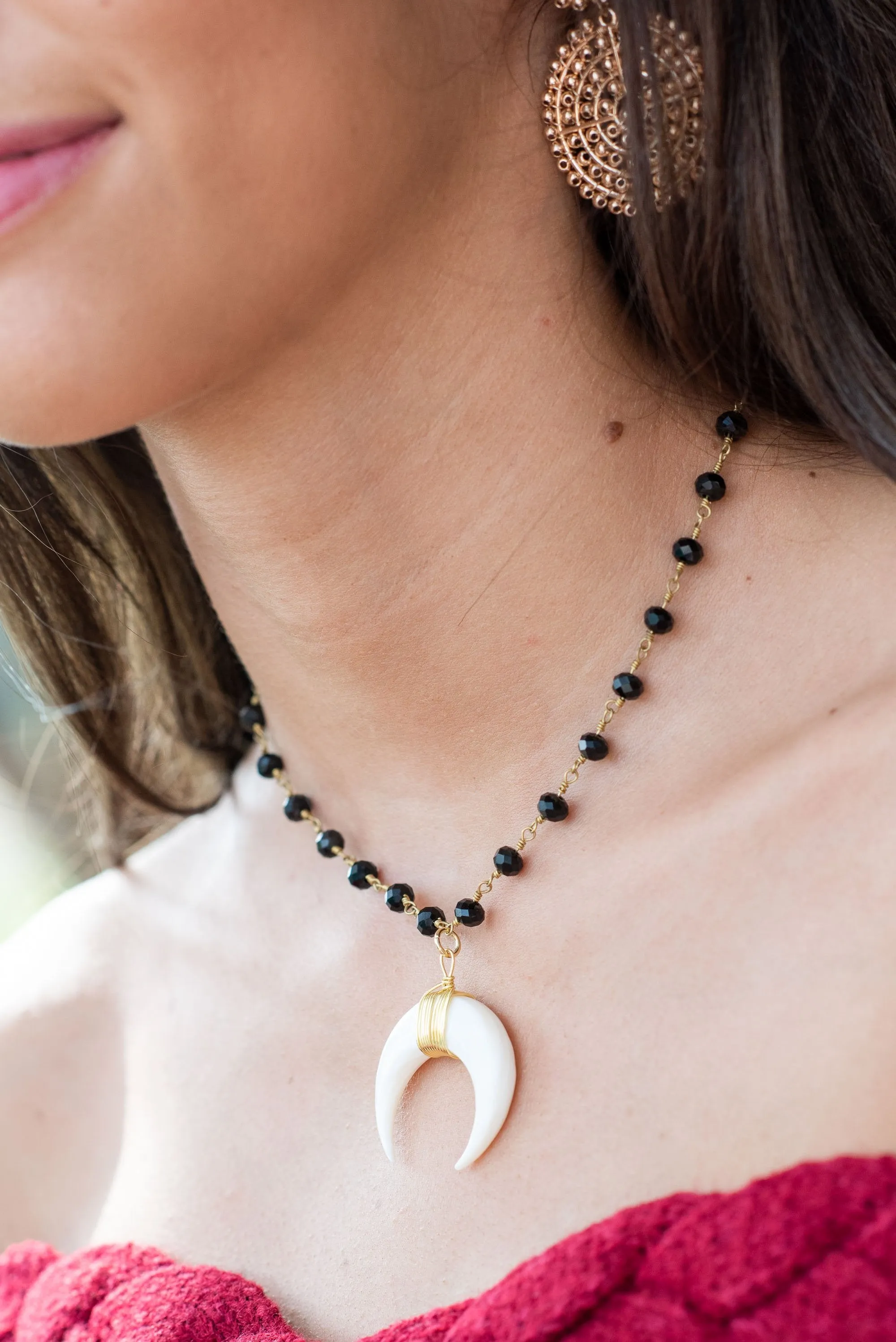 Raw & Rebellious: Daily Delight Necklace, Black