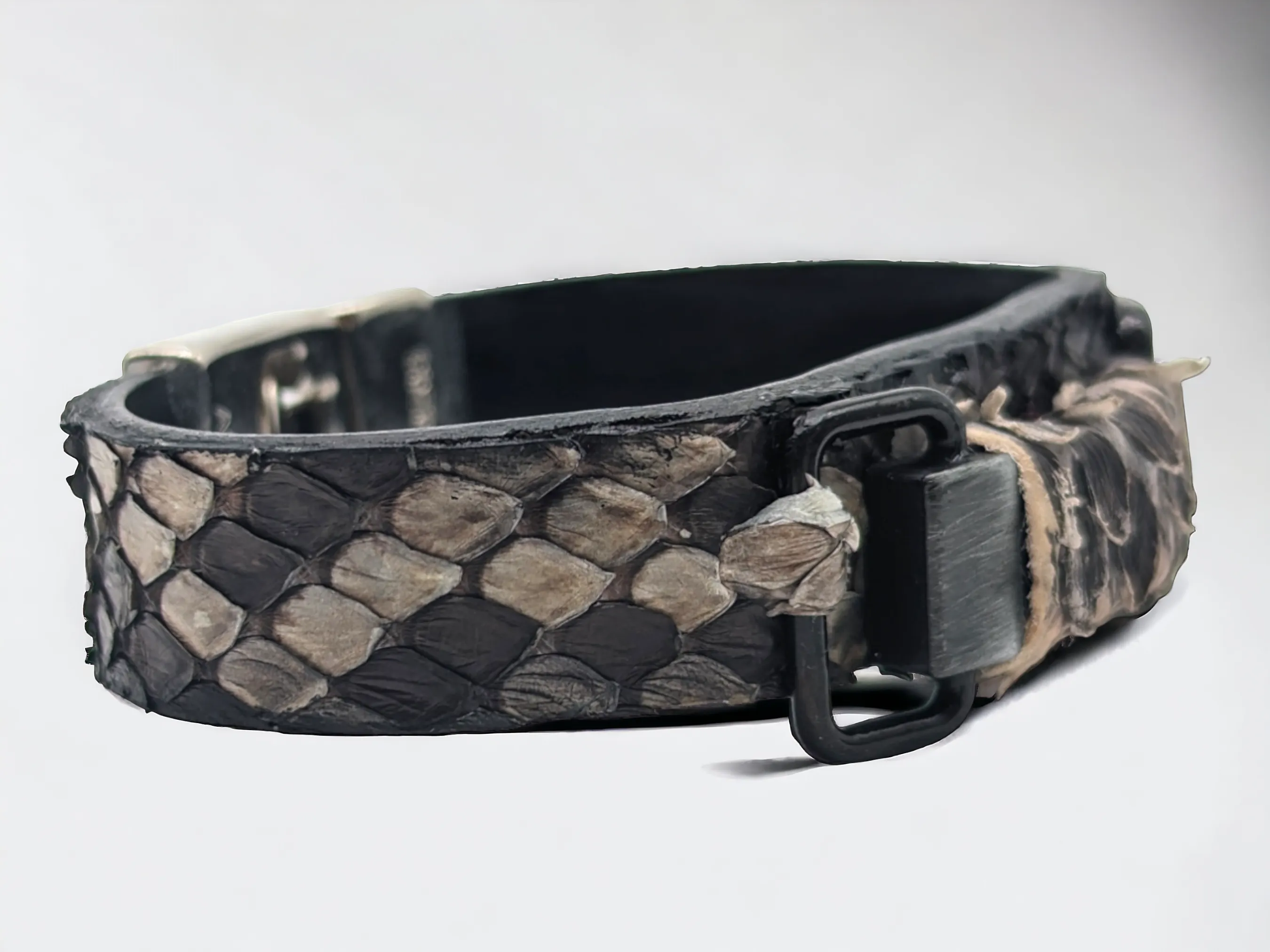 Rustic Snakeskin Bracelet Cuff
