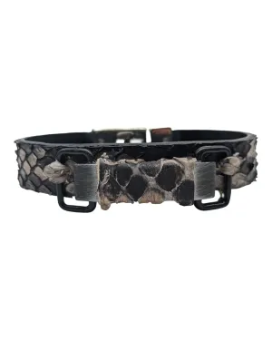 Rustic Snakeskin Bracelet Cuff