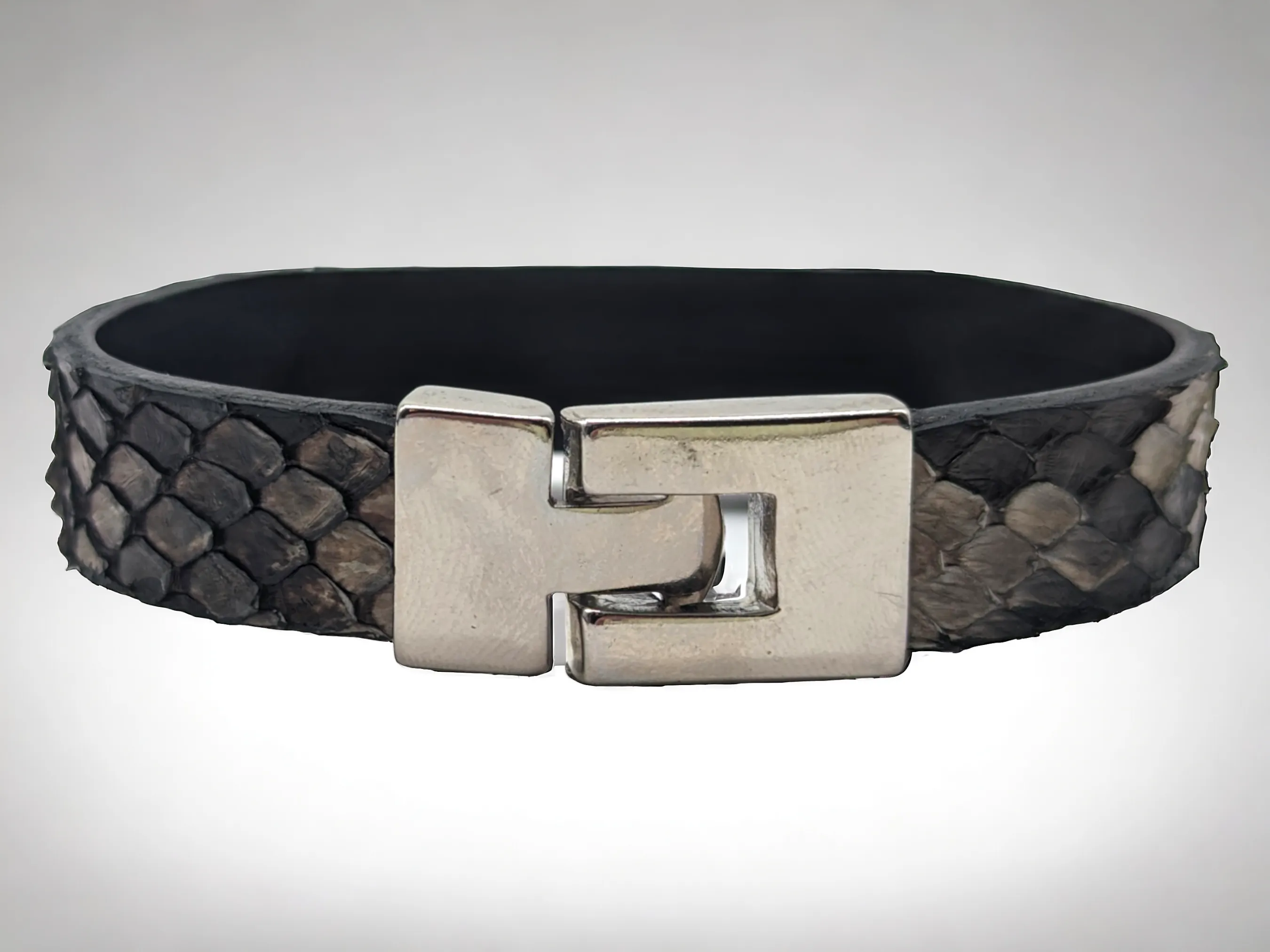 Rustic Snakeskin Bracelet Cuff